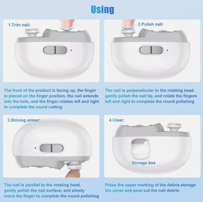 2-IN-1 Electric Nail Trimmer & Polisher