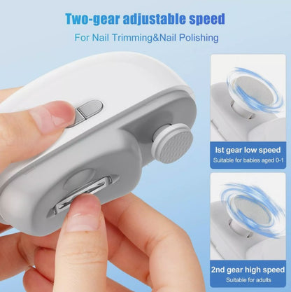 2-IN-1 Electric Nail Trimmer & Polisher