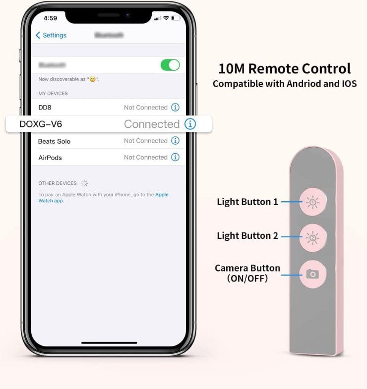 LED Portable Phone Stand